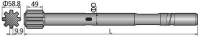 Shank Adapter HL/RD/HLX HL 500, HL 510